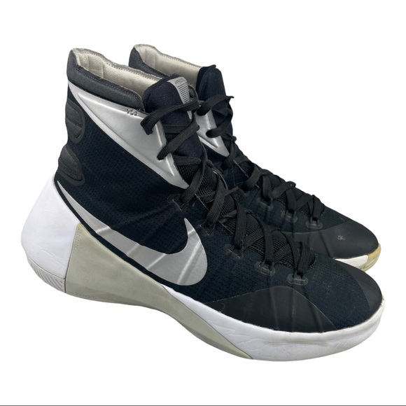Nike Shoes - Nike Hyperdunk 2015 TB Black Metallic Silver Shoes Size US 10
